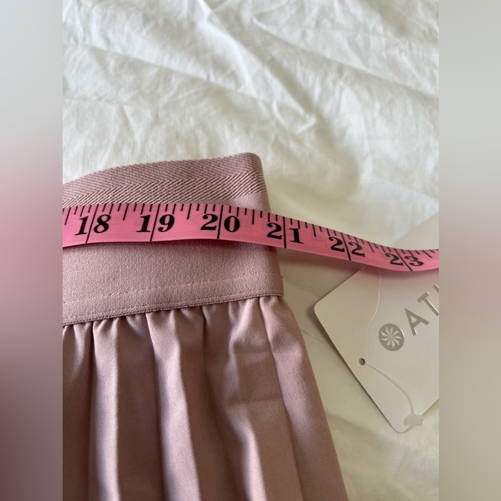Athleta | Women's Plus Size 2X Swing Forward Pull Pleated Pull On Skirt NWT - Picture 7 of 8